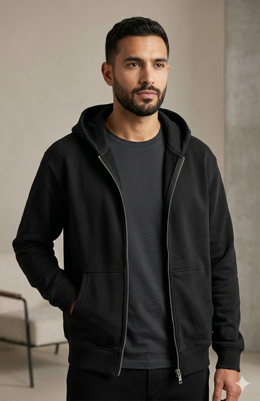 Men's Stealth Winter Full-Zip Fleece Hoodie