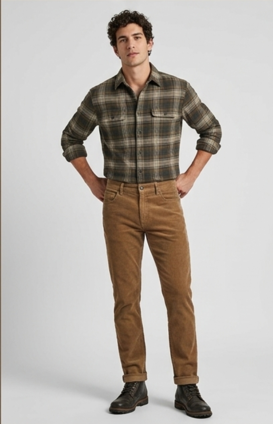 Men's Heritage Plaid Flannel Work Shirt